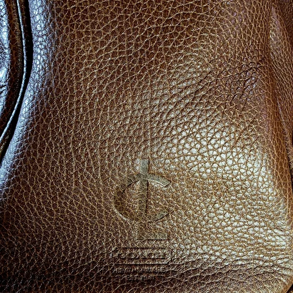 Coach Men's brown leather computer/ messenger bag No F04S-5153